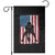American Flag Football Garden Flag Cool Distressed Vintage Patriotic Football Player - Wonder Print Shop
