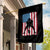 American Flag Football Garden Flag Cool Distressed Vintage Patriotic Football Player - Wonder Print Shop
