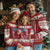 American Flag Football Ugly Christmas Sweater Cool Distressed Vintage Patriotic Football Player - Wonder Print Shop