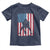 American Flag Football Toddler T Shirt Cool Distressed Vintage Patriotic Football Player - Wonder Print Shop