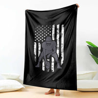 Football Player American Flag Throw Blanket Cool Distressed Vintage Patriotic - Wonder Print Shop