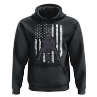 Football Player American Flag Hoodie Cool Distressed Vintage Patriotic - Wonder Print Shop