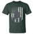 Football Player American Flag T Shirt Cool Distressed Vintage Patriotic - Wonder Print Shop