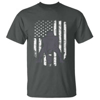 Football Player American Flag T Shirt Cool Distressed Vintage Patriotic - Wonder Print Shop