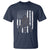 Football Player American Flag T Shirt Cool Distressed Vintage Patriotic - Wonder Print Shop