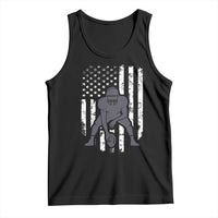Football Player American Flag Tank Top Cool Distressed Vintage Patriotic - Wonder Print Shop