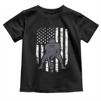 Football Player American Flag Toddler T Shirt Cool Distressed Vintage Patriotic - Wonder Print Shop