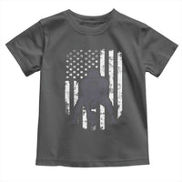 Football Player American Flag Toddler T Shirt Cool Distressed Vintage Patriotic - Wonder Print Shop