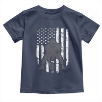 Football Player American Flag Toddler T Shirt Cool Distressed Vintage Patriotic - Wonder Print Shop