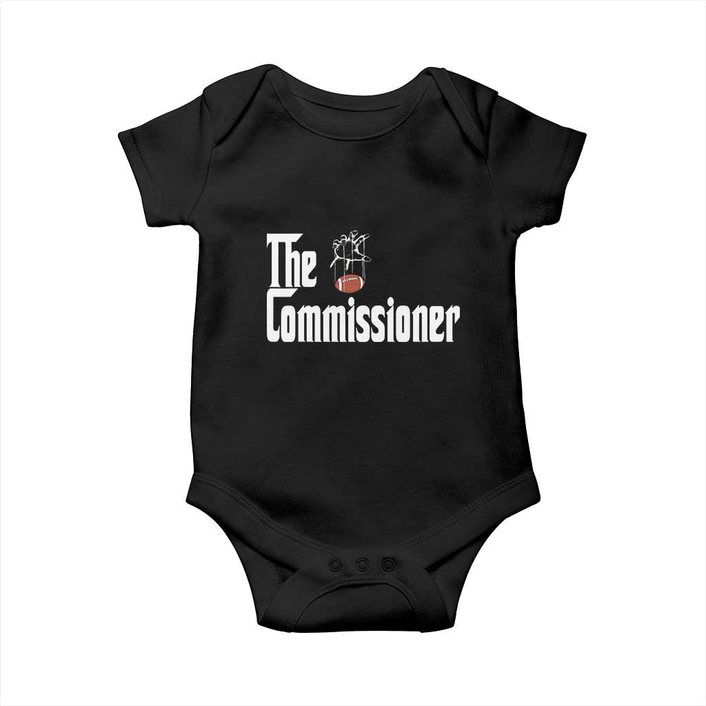 Fantasy Football Commissioner Baby Onesie Draft Party Commish FFL - Wonder Print Shop