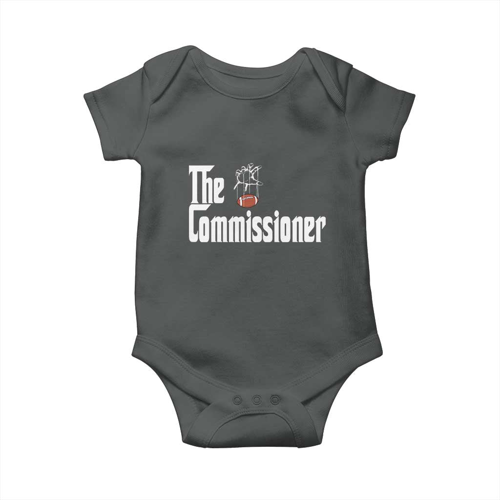 Fantasy Football Commissioner Baby Onesie Draft Party Commish FFL - Wonder Print Shop