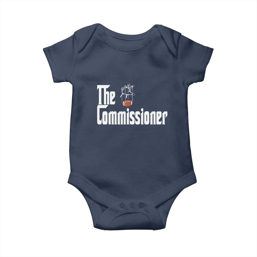 Fantasy Football Commissioner Baby Onesie Draft Party Commish FFL - Wonder Print Shop