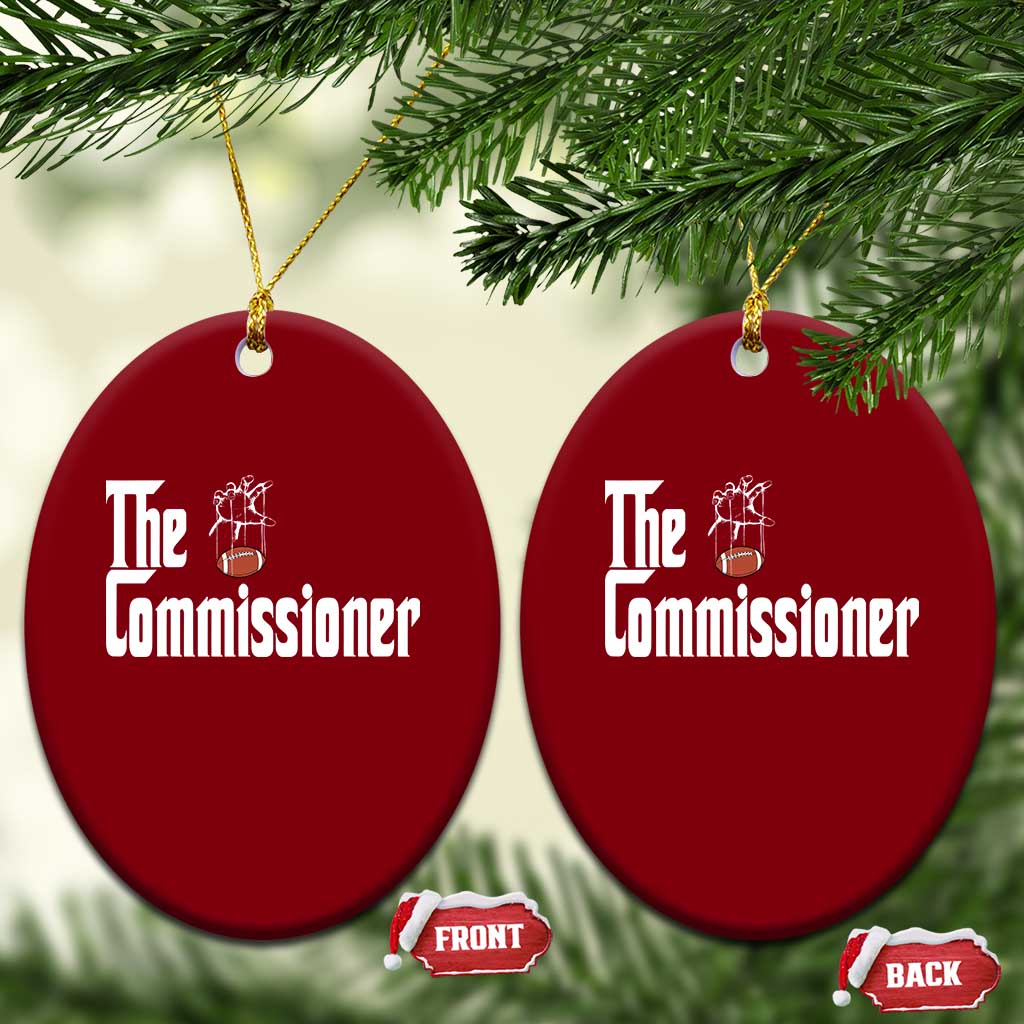 Fantasy Football Commissioner Ceramic Ornament Draft Party Commish FFL - Wonder Print Shop