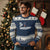 Fantasy Football Commissioner Ugly Christmas Sweater Draft Party Commish FFL - Wonder Print Shop
