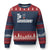Fantasy Football Commissioner Ugly Christmas Sweater Draft Party Commish FFL - Wonder Print Shop