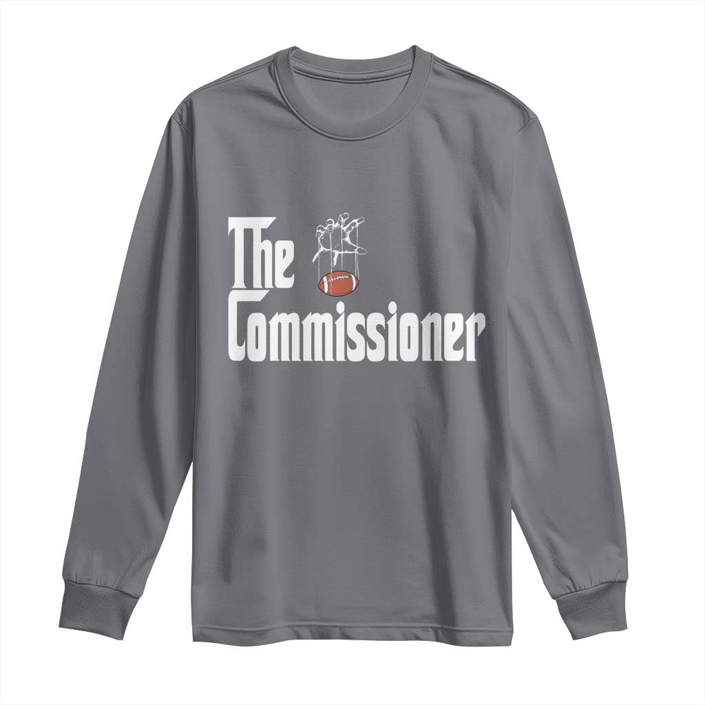 Fantasy Football Commissioner Long Sleeve Shirt Draft Party Commish FFL - Wonder Print Shop