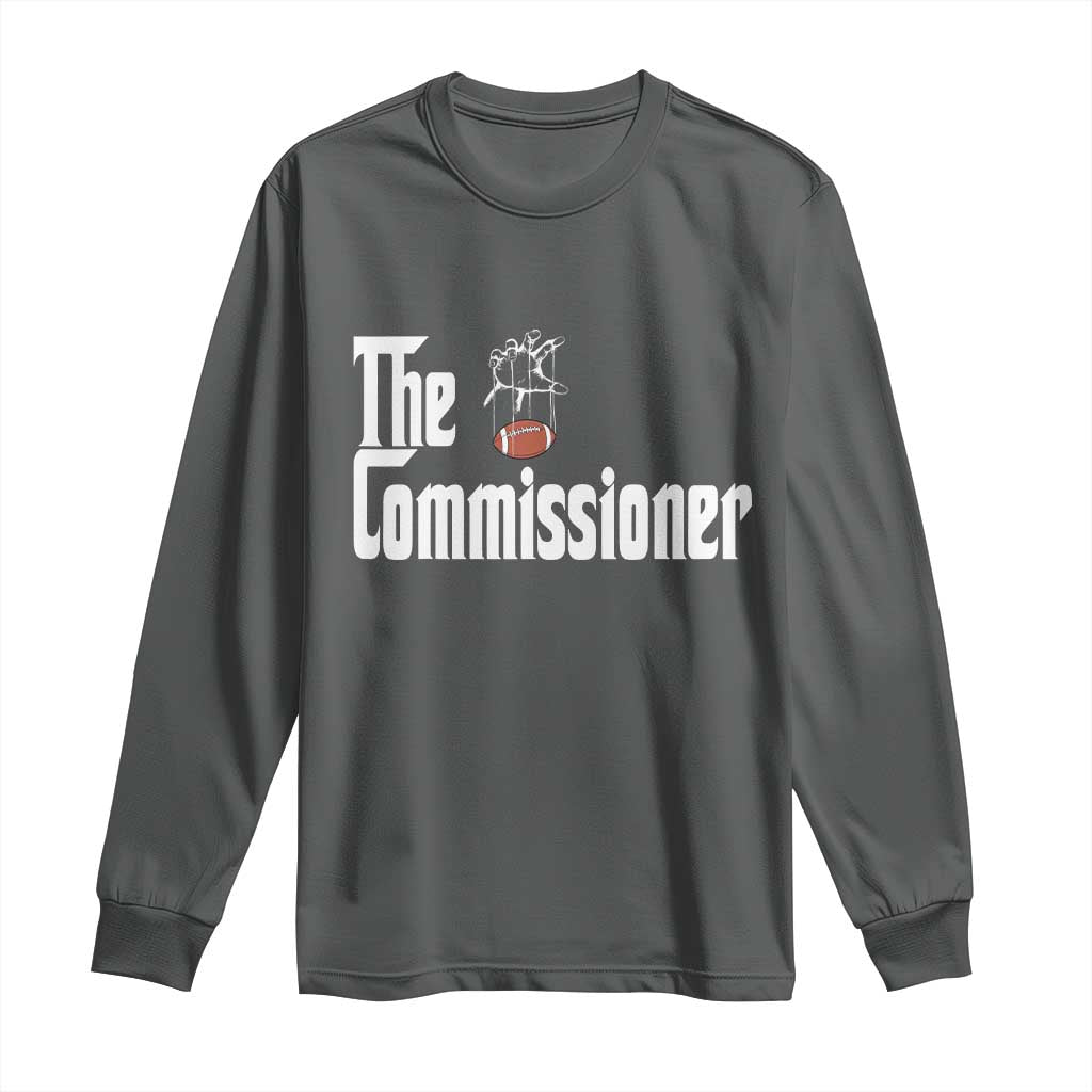 Fantasy Football Commissioner Long Sleeve Shirt Draft Party Commish FFL - Wonder Print Shop