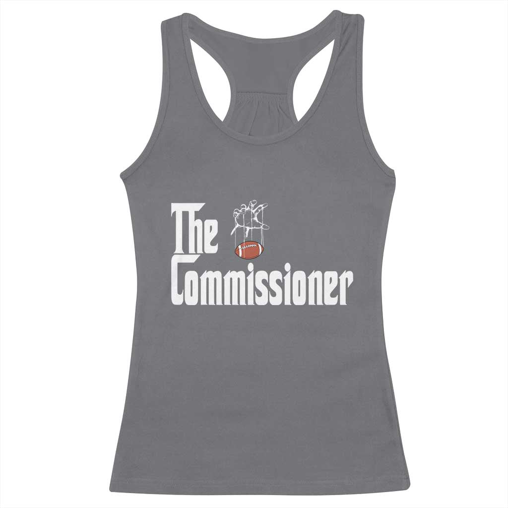 Fantasy Football Commissioner Racerback Tank Top Draft Party Commish FFL - Wonder Print Shop