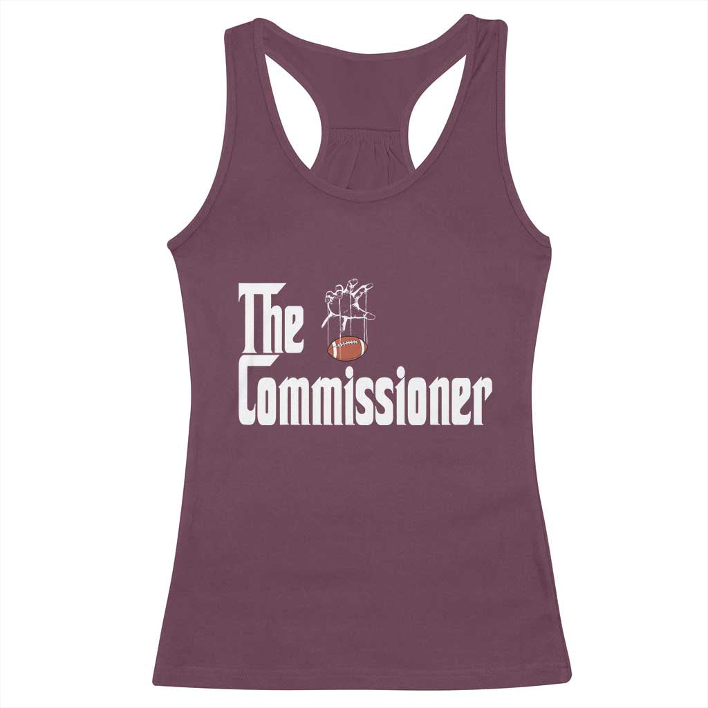 Fantasy Football Commissioner Racerback Tank Top Draft Party Commish FFL - Wonder Print Shop