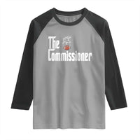 Fantasy Football Commissioner Raglan Shirt Draft Party Commish FFL - Wonder Print Shop