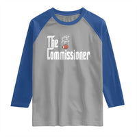Fantasy Football Commissioner Raglan Shirt Draft Party Commish FFL - Wonder Print Shop