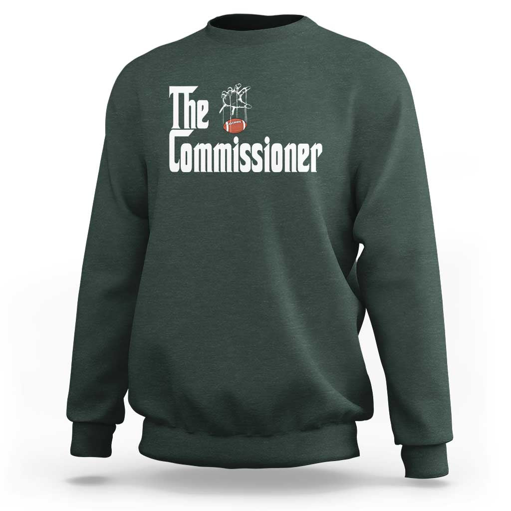 Fantasy Football Commissioner Sweatshirt Draft Party Commish FFL - Wonder Print Shop