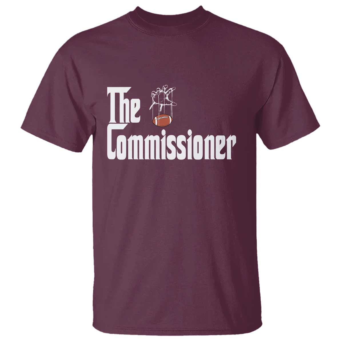 Fantasy Football Commissioner T Shirt Draft Party Commish FFL - Wonder Print Shop