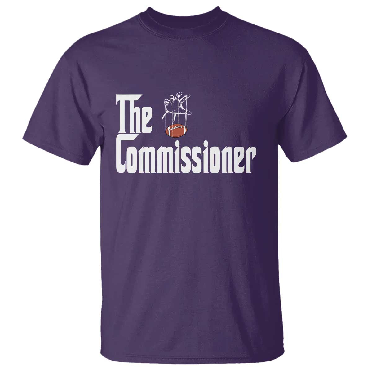Fantasy Football Commissioner T Shirt Draft Party Commish FFL - Wonder Print Shop