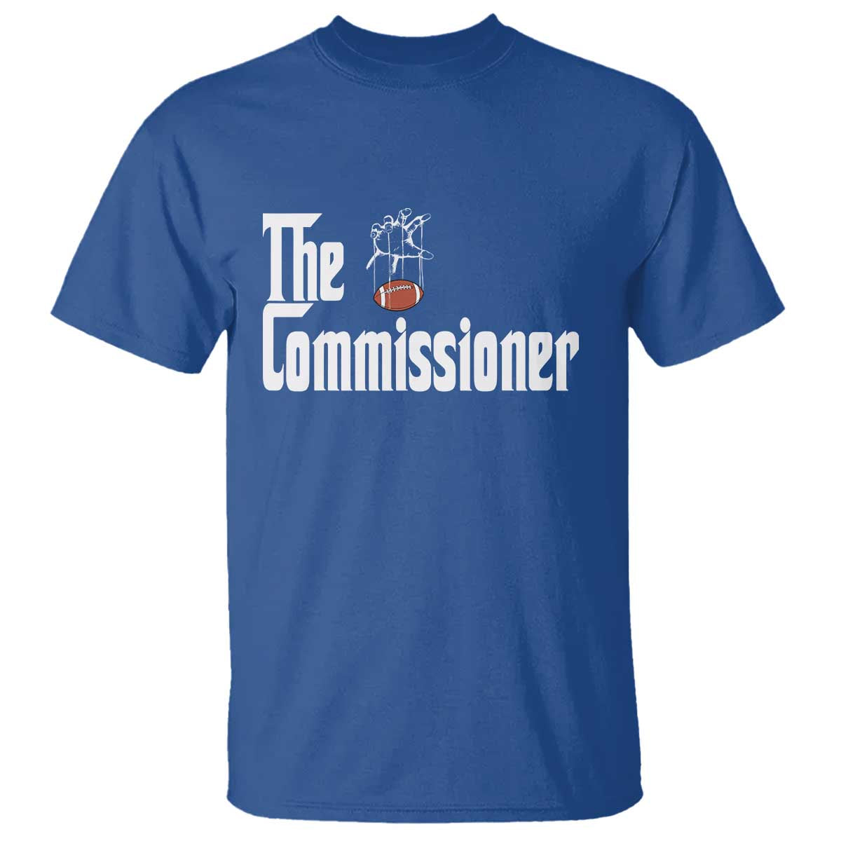 Fantasy Football Commissioner T Shirt Draft Party Commish FFL - Wonder Print Shop