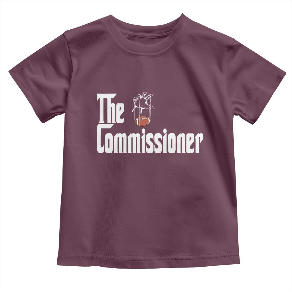 Fantasy Football Commissioner Toddler T Shirt Draft Party Commish FFL - Wonder Print Shop
