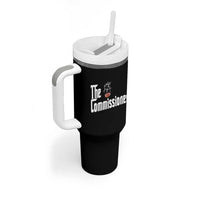 Fantasy Football Commissioner Tumbler With Handle Draft Party Commish FFL - Wonder Print Shop