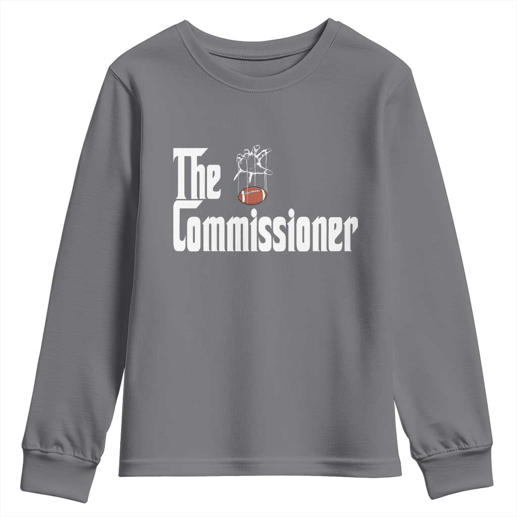 Fantasy Football Commissioner Youth Sweatshirt Draft Party Commish FFL - Wonder Print Shop