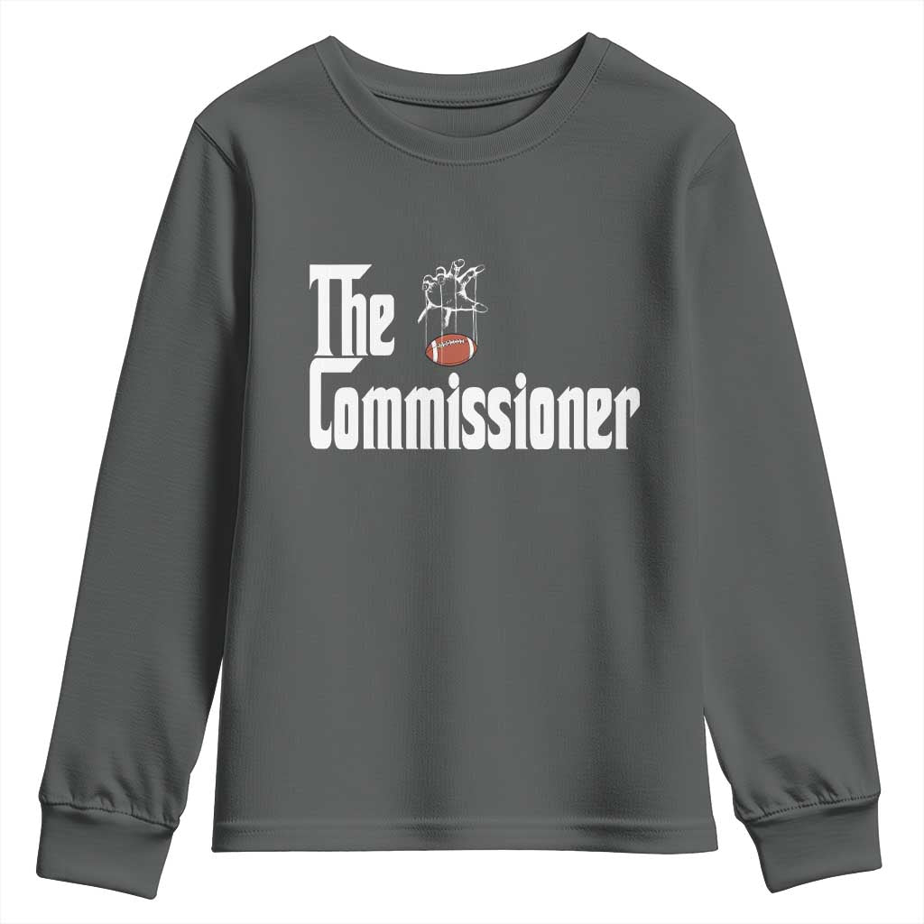 Fantasy Football Commissioner Youth Sweatshirt Draft Party Commish FFL - Wonder Print Shop
