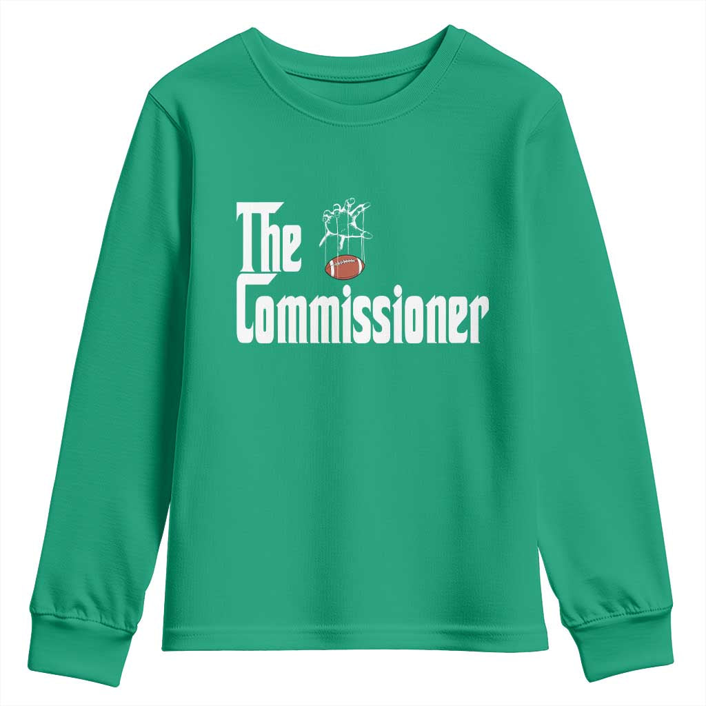 Fantasy Football Commissioner Youth Sweatshirt Draft Party Commish FFL - Wonder Print Shop