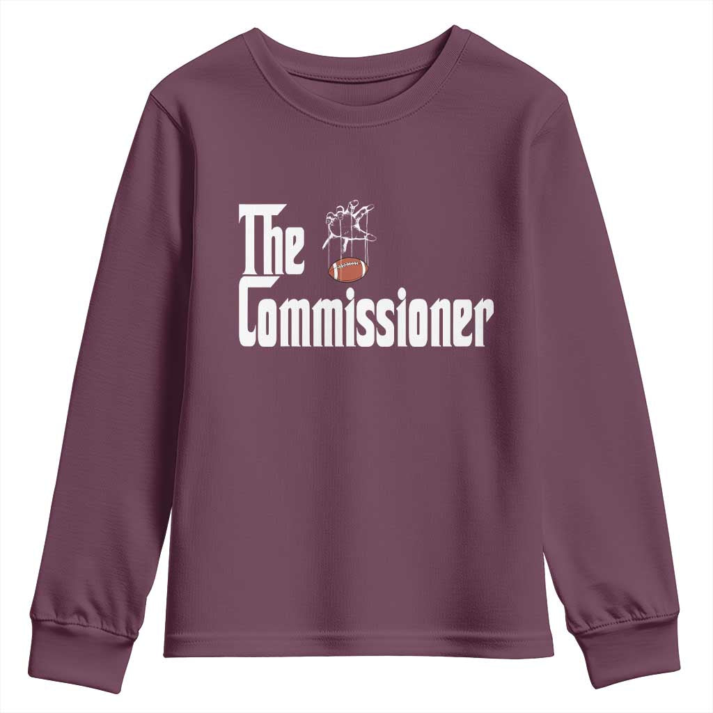 Fantasy Football Commissioner Youth Sweatshirt Draft Party Commish FFL - Wonder Print Shop