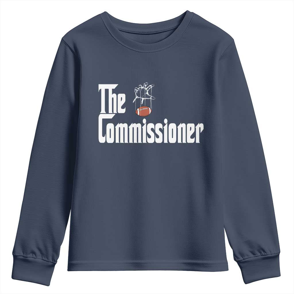 Fantasy Football Commissioner Youth Sweatshirt Draft Party Commish FFL - Wonder Print Shop
