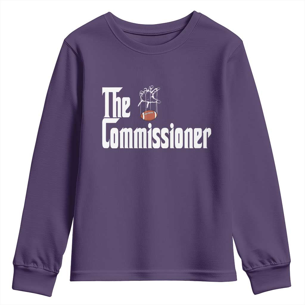 Fantasy Football Commissioner Youth Sweatshirt Draft Party Commish FFL - Wonder Print Shop