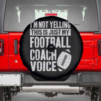 Football Coach Spare Tire Cover Cool Distressed Vintage Funny Not Yelling - Wonder Print Shop