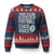 Football Coach Ugly Christmas Sweater Cool Distressed Vintage Funny Not Yelling - Wonder Print Shop