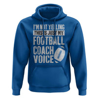 Football Coach Hoodie Cool Distressed Vintage Funny Not Yelling - Wonder Print Shop