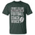 Football Coach T Shirt Cool Distressed Vintage Funny Not Yelling - Wonder Print Shop