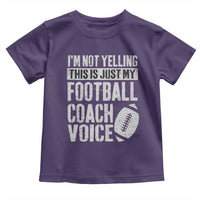 Football Coach Toddler T Shirt Cool Distressed Vintage Funny Not Yelling - Wonder Print Shop