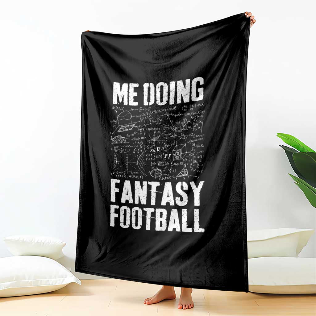 Funny Fantasy Football Throw Blanket Draft Party Commish FFL Vintage Touchdown Season - Wonder Print Shop