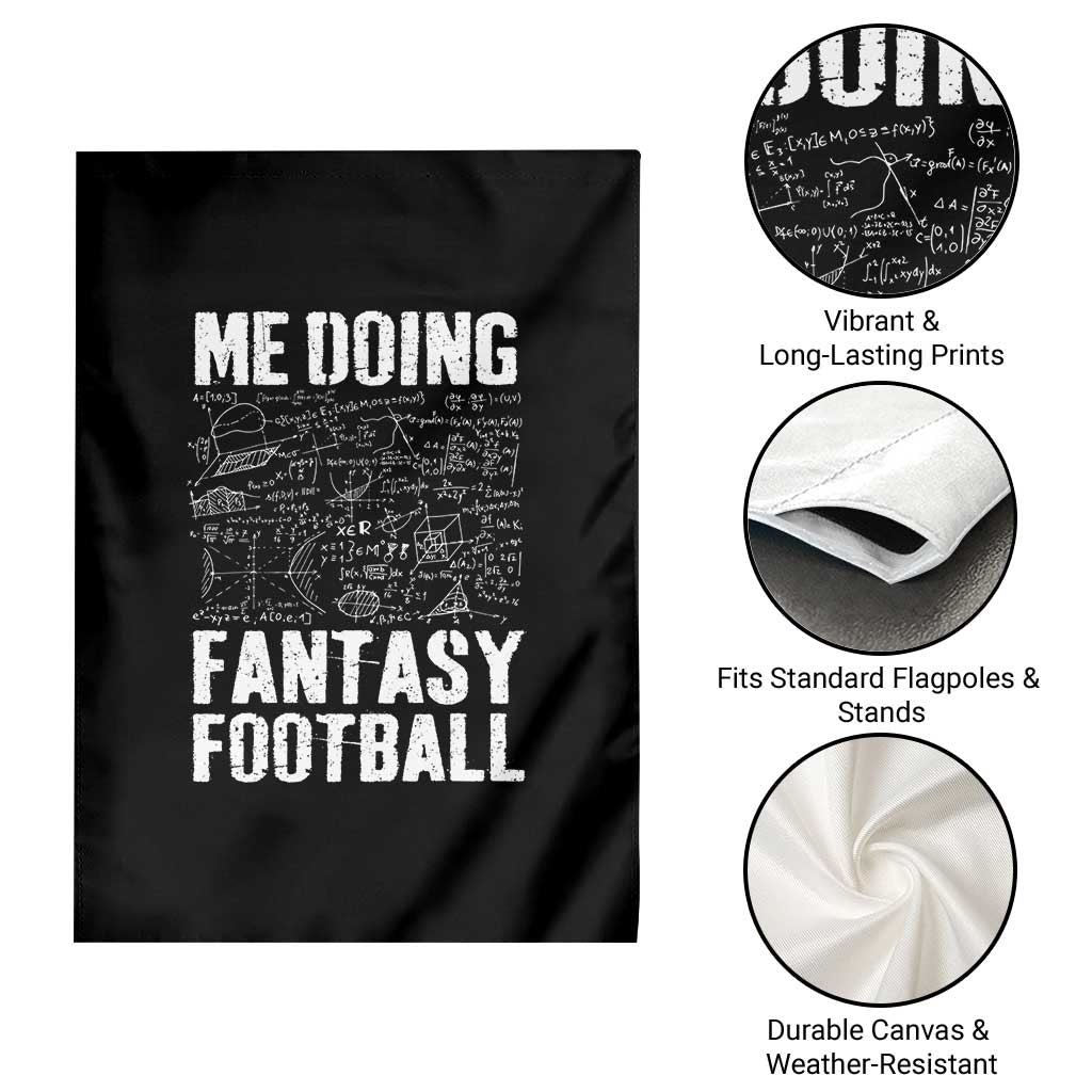 Funny Fantasy Football Garden Flag Draft Party Commish FFL Vintage Touchdown Season - Wonder Print Shop