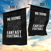 Funny Fantasy Football Garden Flag Draft Party Commish FFL Vintage Touchdown Season - Wonder Print Shop