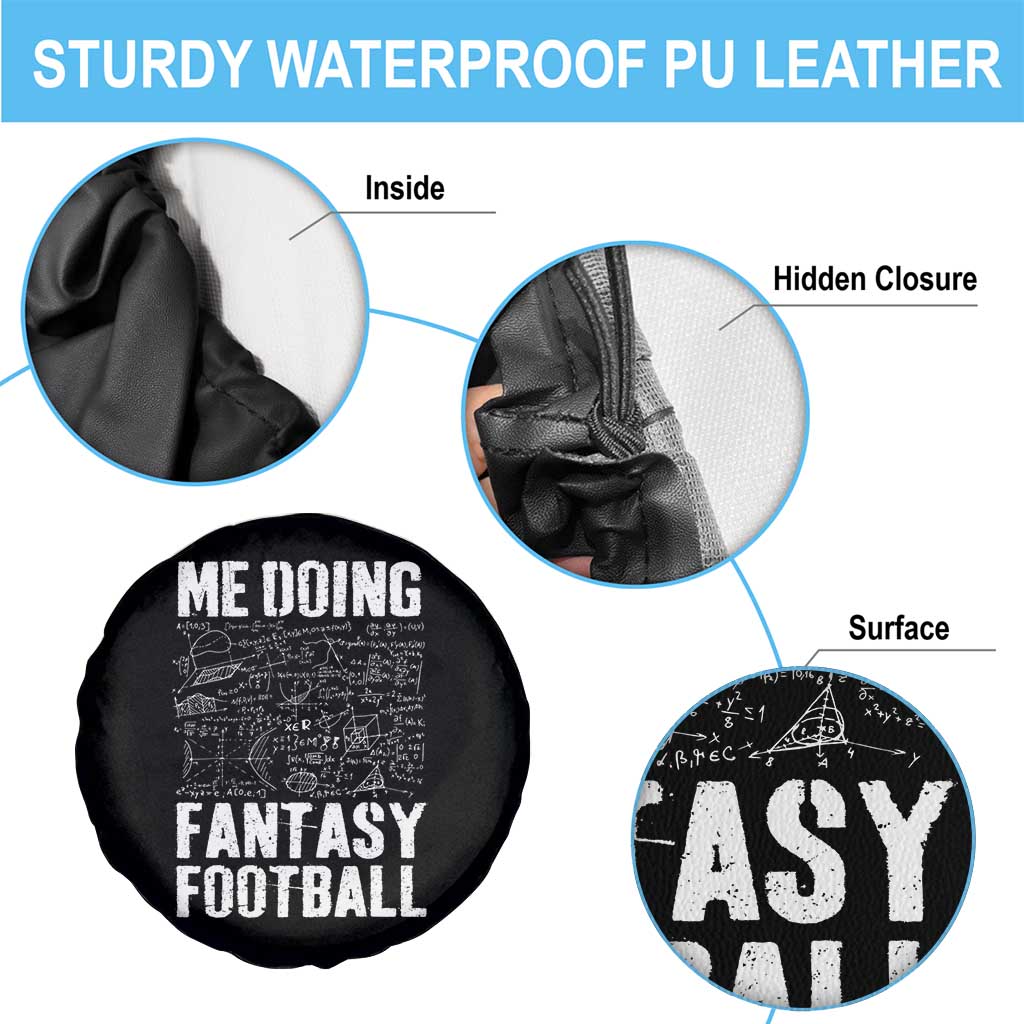 Funny Fantasy Football Spare Tire Cover Draft Party Commish FFL Vintage Touchdown Season - Wonder Print Shop