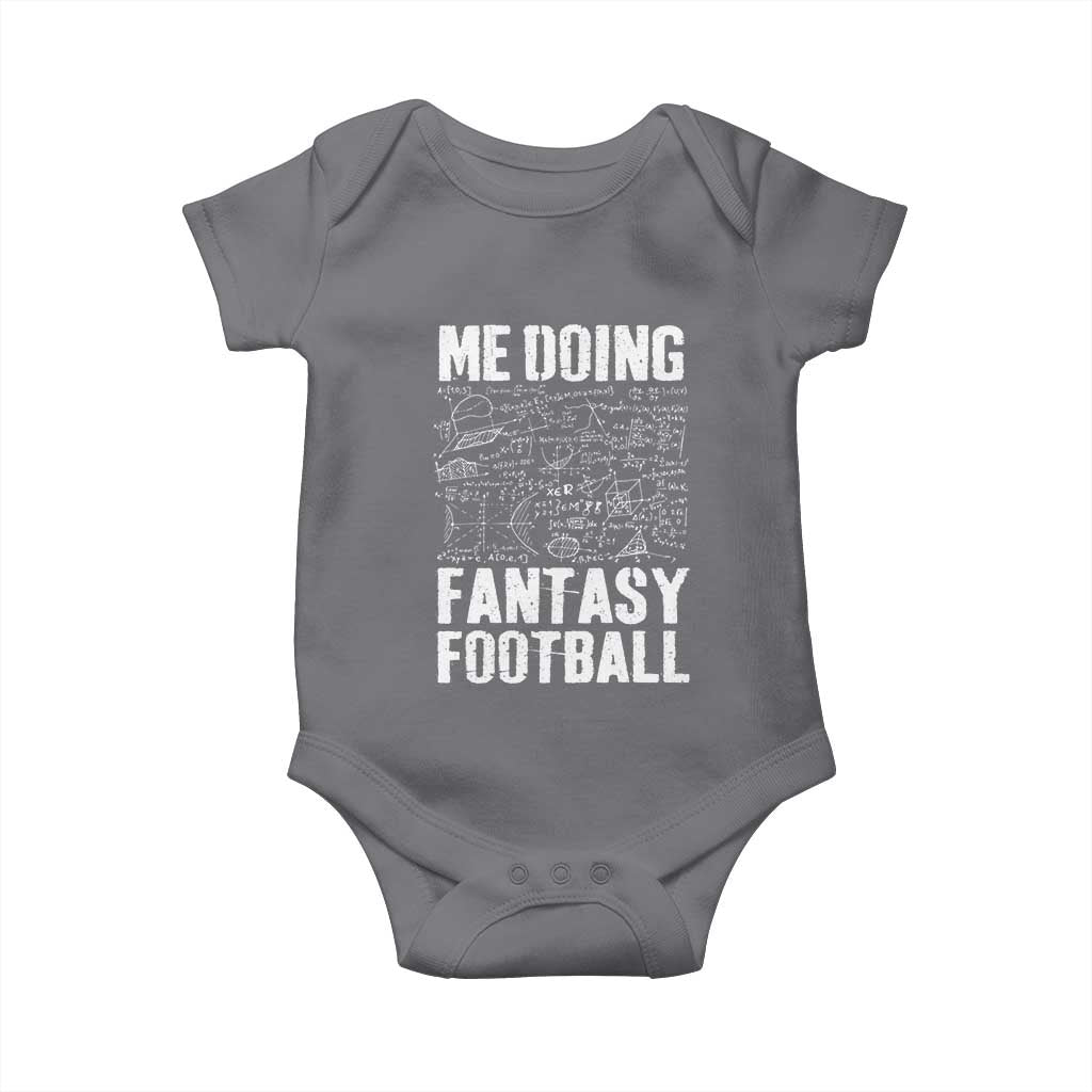 Funny Fantasy Football Baby Onesie Draft Party Commish FFL Vintage Touchdown Season - Wonder Print Shop