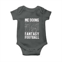 Funny Fantasy Football Baby Onesie Draft Party Commish FFL Vintage Touchdown Season - Wonder Print Shop