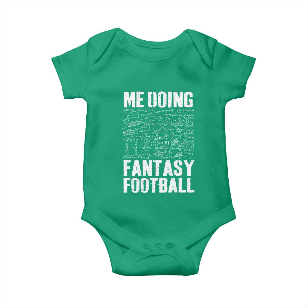 Funny Fantasy Football Baby Onesie Draft Party Commish FFL Vintage Touchdown Season - Wonder Print Shop