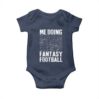 Funny Fantasy Football Baby Onesie Draft Party Commish FFL Vintage Touchdown Season - Wonder Print Shop